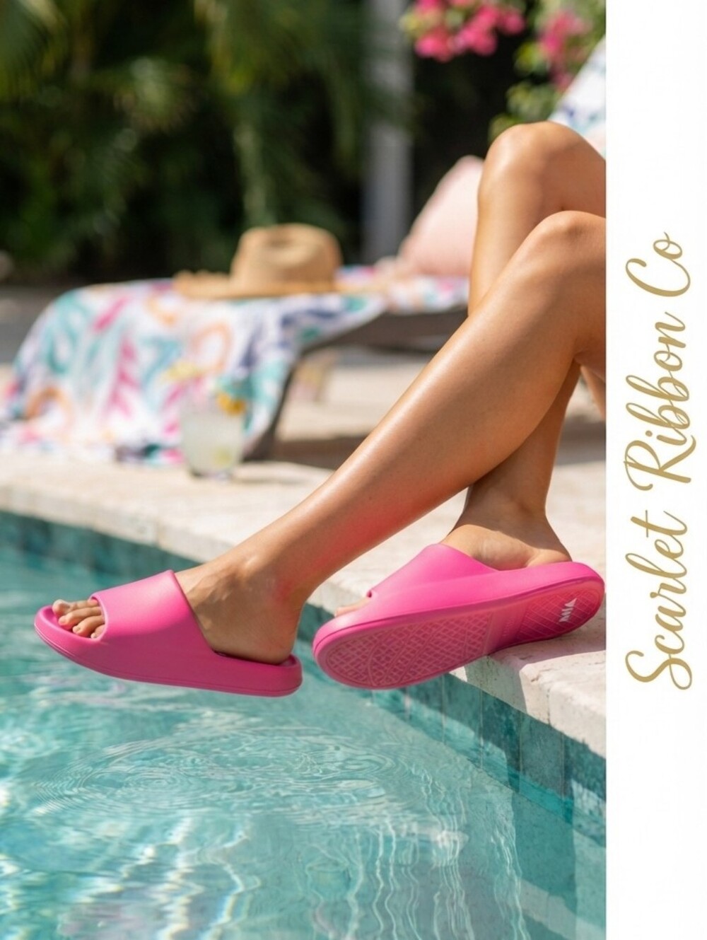 ​✨ MIA Porsha Hot Pink Slide Sandals  Brand New in Box! ✨